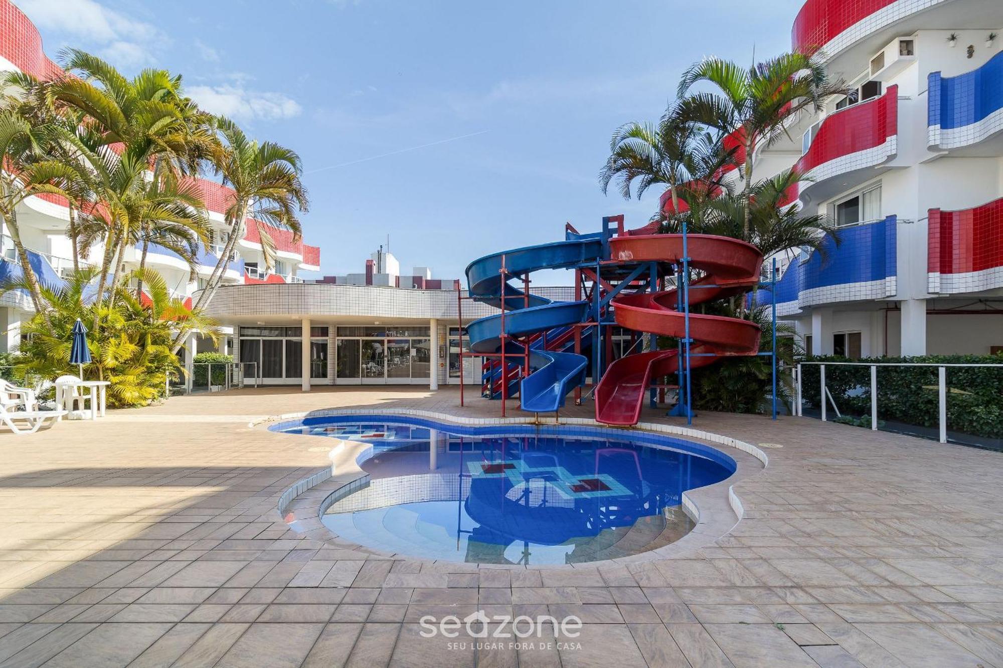 Apto C/ Varanda Em Condominio Pe Na Areia Iho127 Florianopolis Bagian luar foto