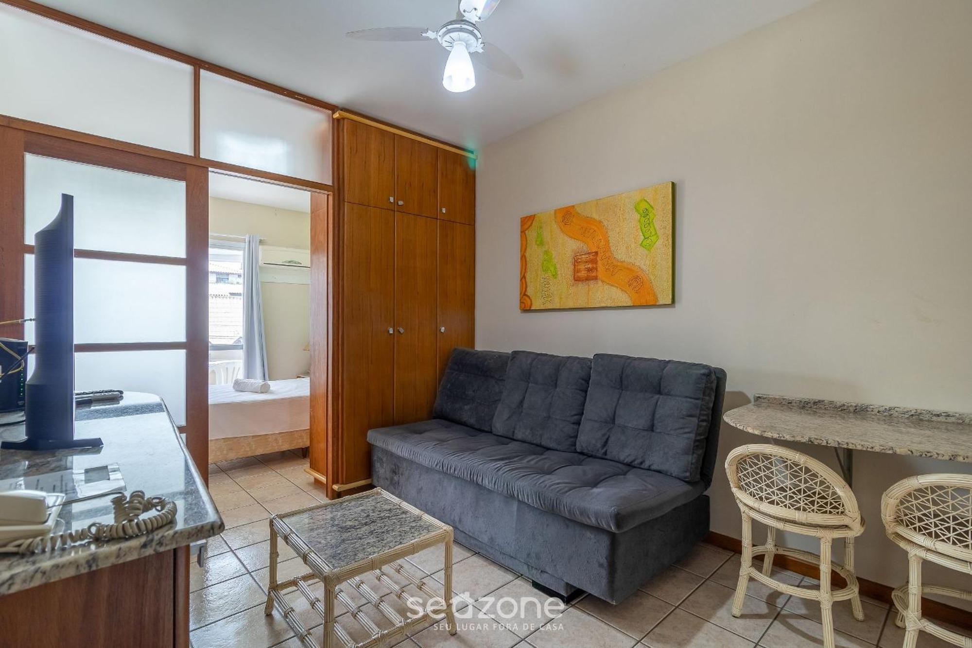 Apto C/ Varanda Em Condominio Pe Na Areia Iho127 Florianopolis Bagian luar foto